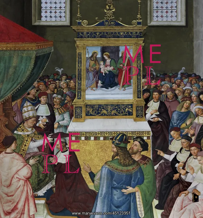 : Fresco, Piccolomini Library, Siena Cathedral : Fresco, Piccolomini Library, Siena Cathedral