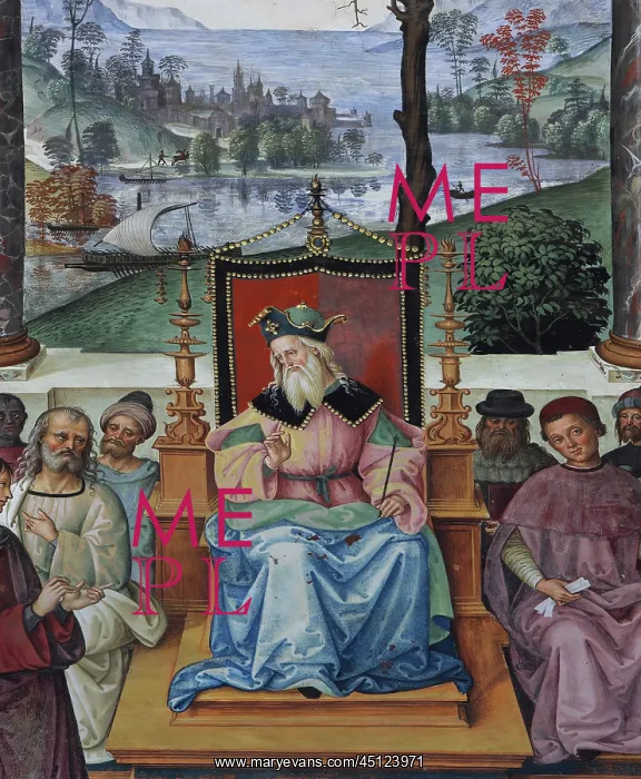 : Fresco, Piccolomini Library, Siena Cathedral : Fresco, Piccolomini Library, Siena Cathedral