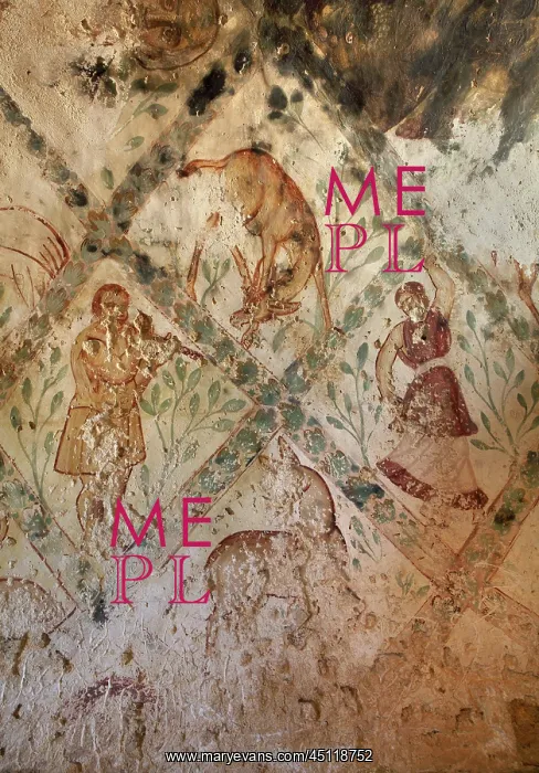 : Fresco, Qasr Amra, Jordan : Fresco, Qasr Amra, Jordan