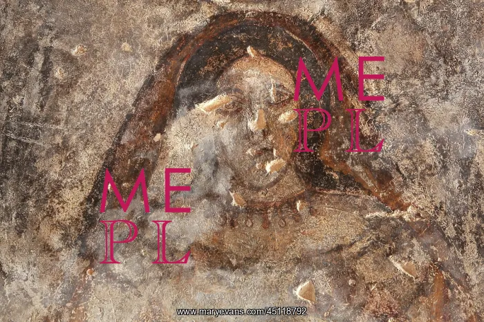 : Fresco, Qasr Amra, Jordan : Fresco, Qasr Amra, Jordan