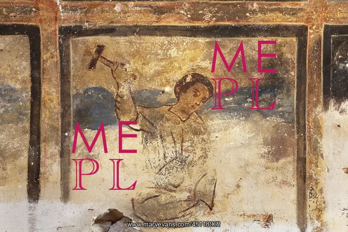 : Fresco, Qasr Amra, Jordan : Fresco, Qasr Amra, Jordan