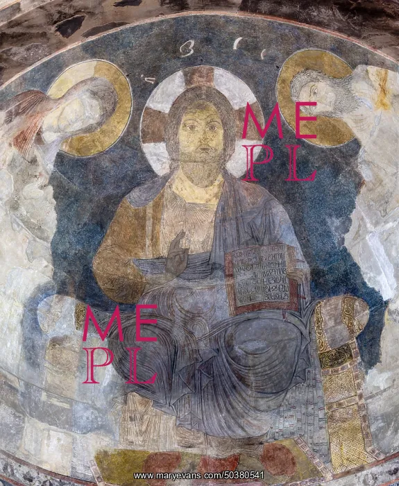 : Fresco, Surb Nshan, Haghpat monastery, Haghpat, Lori, Armenia : Fresco, Surb Nshan, Haghpat monastery, Haghpat, Lori, Armenia