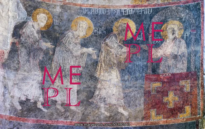 : Fresco, Surb Nshan, Haghpat monastery, Haghpat, Lori, Armenia : Fresco, Surb Nshan, Haghpat monastery, Haghpat, Lori, Armenia