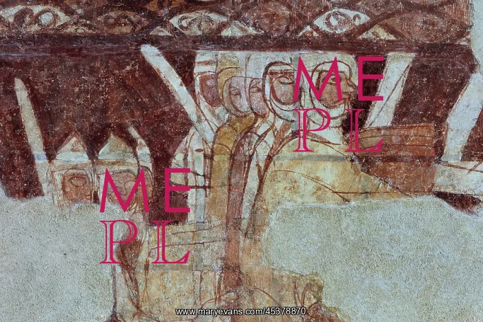 : Fresco, Templar Chapel, Commanderie de Cressac : Fresco, Templar Chapel, Commanderie de Cressac