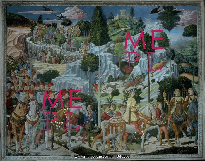 : Detail of the frescoes by : Detail of the frescoes by