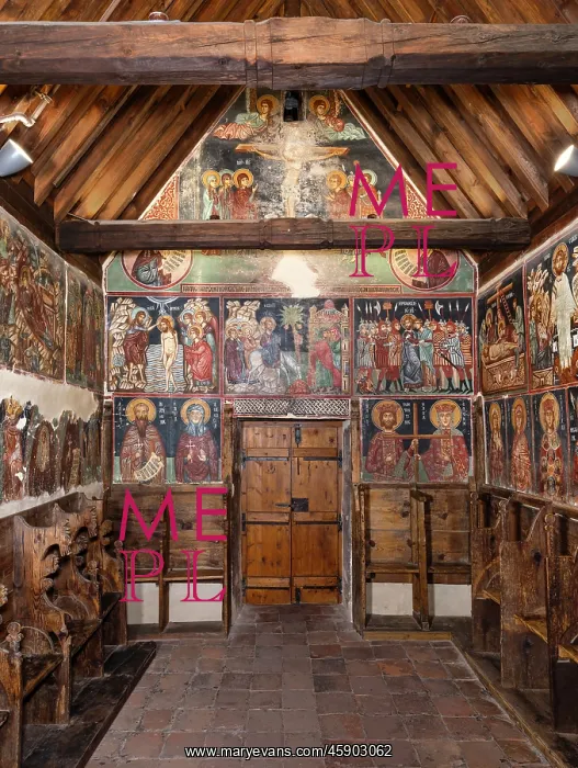 : Frescoes, Church of the Archangel Michael, Pedoulas, Cyprus : Frescoes, Church of the Archangel Michael, Pedoulas, Cyprus