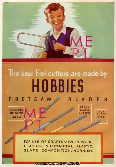  : Fret Saw Blades by Hobbies