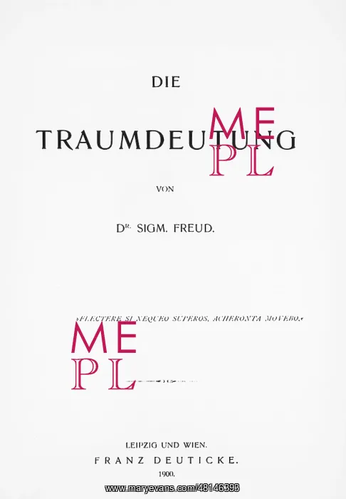 : FREUD / DREAM INTERP. / 89 : FREUD / DREAM INTERP. / 89