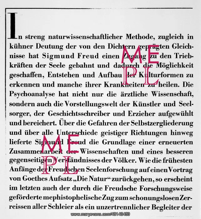 : FREUD / GOETHE PRIZE / 95B : FREUD / GOETHE PRIZE / 95B