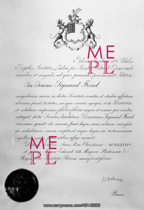 : FREUD / ROYAL SOCIETY / 97 : FREUD / ROYAL SOCIETY / 97