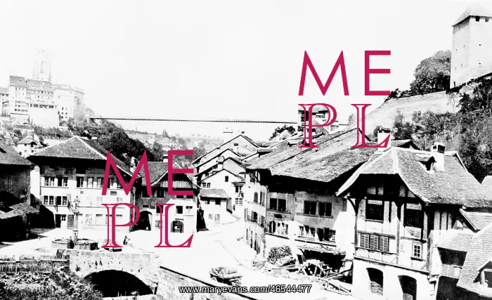  : Fribourg, Lower Tower c1872