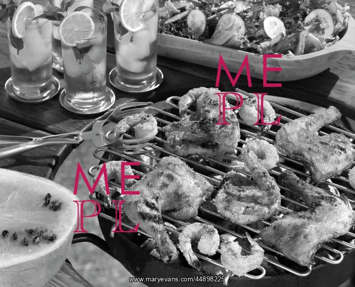 : Fried Chicken And Shrimp Retro : Fried Chicken And Shrimp Retro