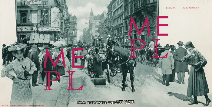 : Friederichstrasse, Berlin, Germany : Friederichstrasse, Berlin, Germany