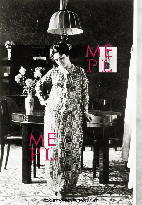 : Friederike Maria Beer dressed with a housecoat : Friederike Maria Beer dressed with a housecoat