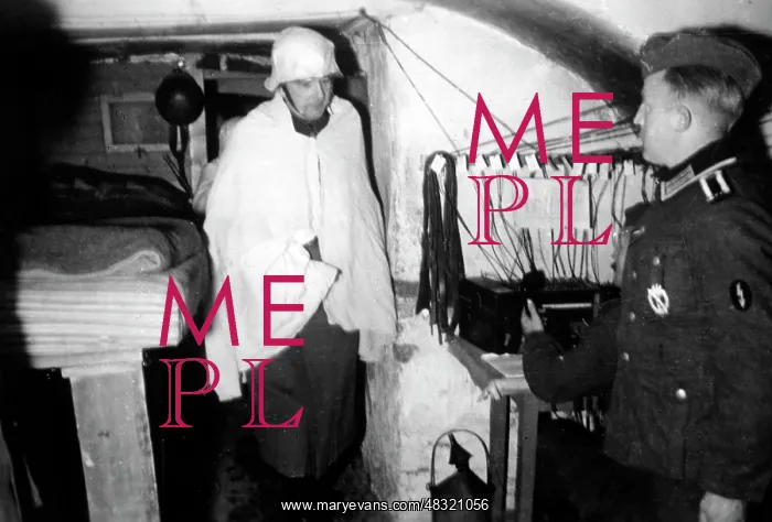 : Friedrich Altrichter during a visit to the front, 1941 : Friedrich Altrichter during a visit to the front, 1941