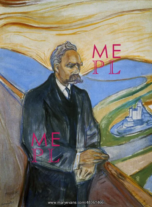 : Friedrich Nietzsche Artist: Edvard Munch : Friedrich Nietzsche Artist: Edvard Munch