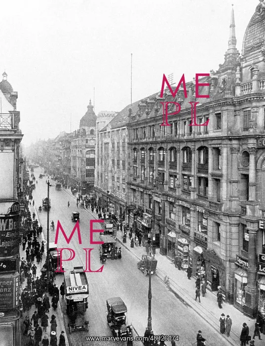 : The Friedrichstrasse, around 1914 : The Friedrichstrasse, around 1914
