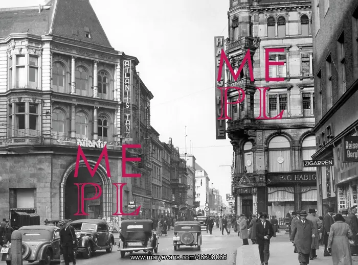 : The Friedrichstrasse in Berlin, 1937 : The Friedrichstrasse in Berlin, 1937