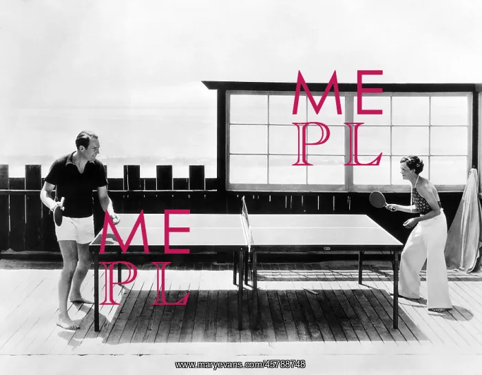  : A friendly game of table tennis