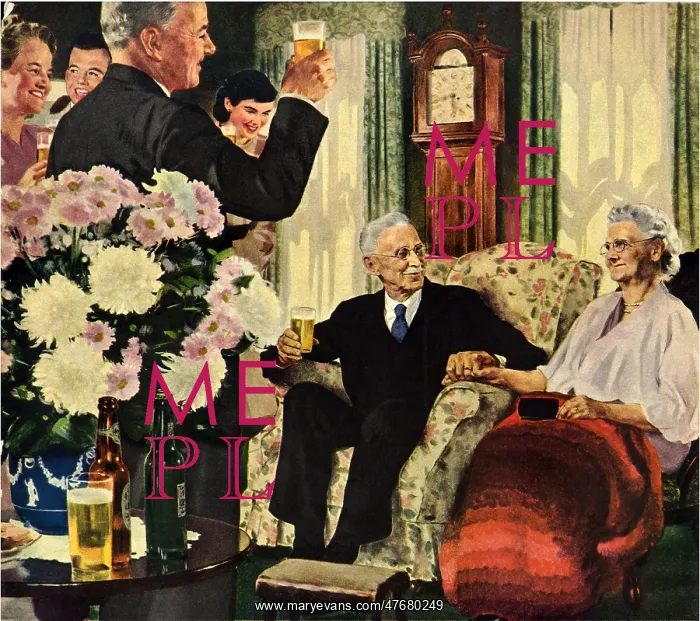 : Friends Gather for a Toast : Friends Gather for a Toast