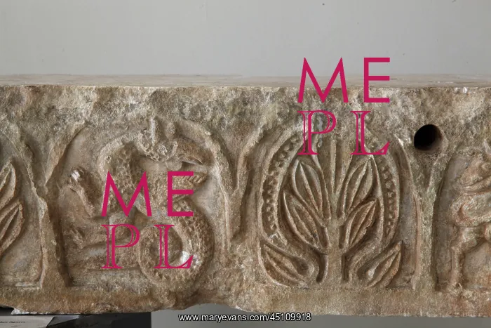 : Frieze with creature and tree, National Museum : Frieze with creature and tree, National Museum