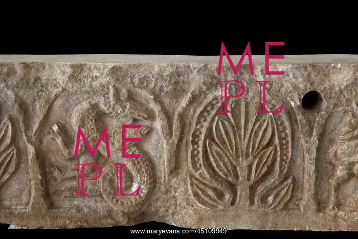 : Frieze with creature and tree, National Museum : Frieze with creature and tree, National Museum