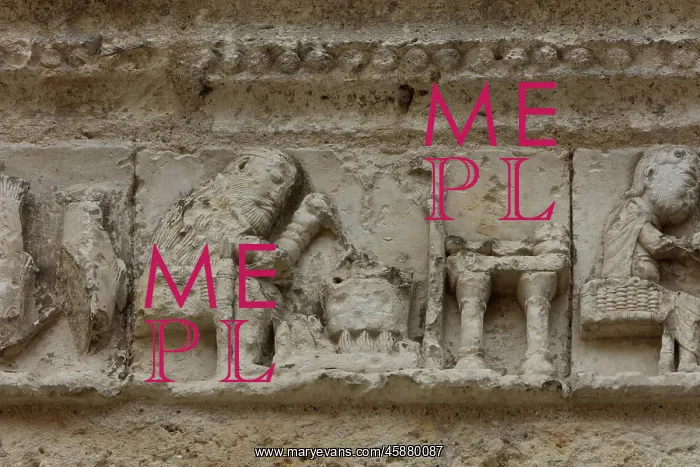 : Frieze, Eglise Saint-Jacques, Aubeterre-sur-Dronne : Frieze, Eglise Saint-Jacques, Aubeterre-sur-Dronne