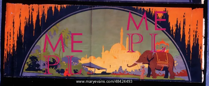  : Frieze, Indian scene with elephant