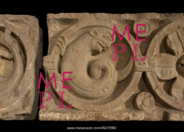 : Frieze, Musee Ochier, Cluny Abbey, Saone et Loire, France : Frieze, Musee Ochier, Cluny Abbey, Saone et Loire, France