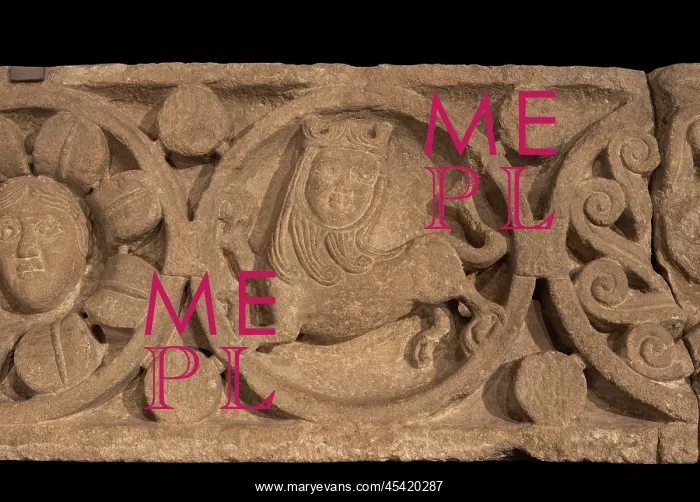 : Frieze, Musee Ochier, Cluny Abbey, Saone et Loire, France : Frieze, Musee Ochier, Cluny Abbey, Saone et Loire, France