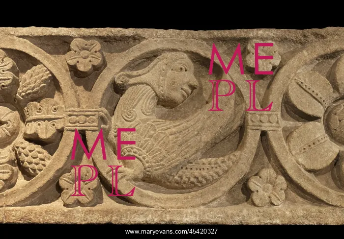 : Frieze, Musee Ochier, Cluny Abbey, Saone et Loire, France : Frieze, Musee Ochier, Cluny Abbey, Saone et Loire, France
