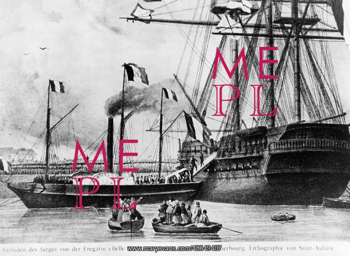 : The frigate Belle Poule, 1840 : The frigate Belle Poule, 1840