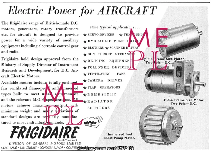 : Frigidaire Electrical Power For Aircrafty : Frigidaire Electrical Power For Aircrafty