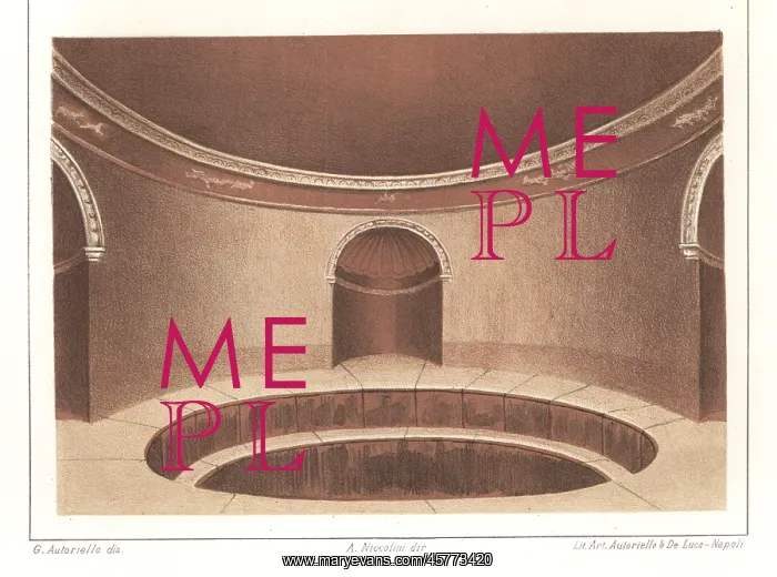 : Frigidarium or cold bath, near the gate to Stabiae : Frigidarium or cold bath, near the gate to Stabiae