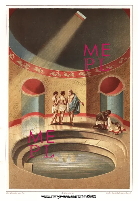 : Frigidarium or cold bath, Stabian Thermae, Pompeii : Frigidarium or cold bath, Stabian Thermae, Pompeii
