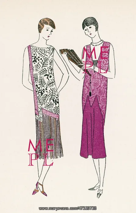 : Fringed Hem 1924 : Fringed Hem 1924