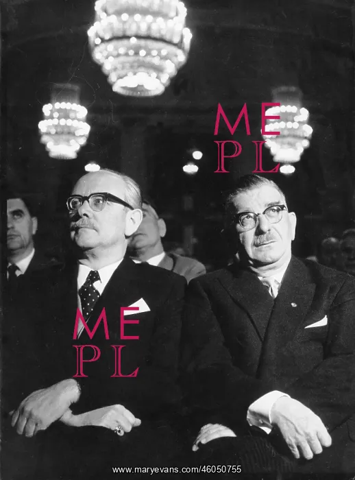 : Fritz Bock and Leopold Figl : Fritz Bock and Leopold Figl
