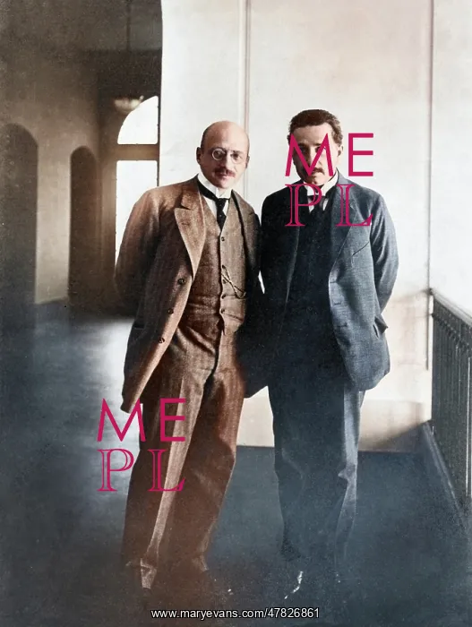 : Fritz Haber and Albert Einstein, circa 1914 : Fritz Haber and Albert Einstein, circa 1914