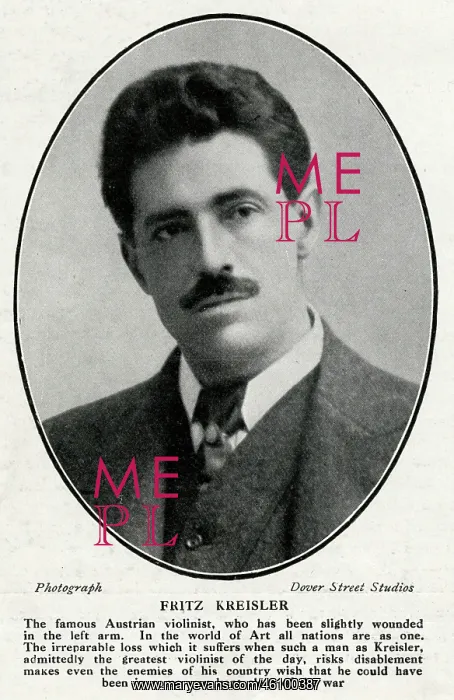 : Fritz Kreisler, Austrian violinist and composer : Fritz Kreisler, Austrian violinist and composer