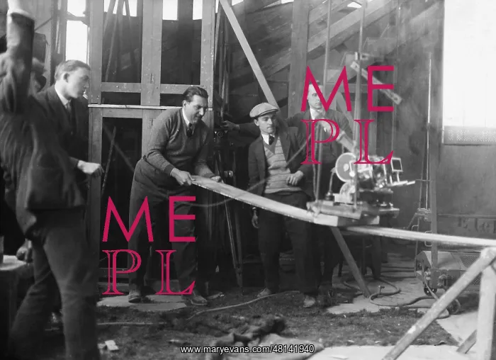 : Fritz Lang during filming : Fritz Lang during filming