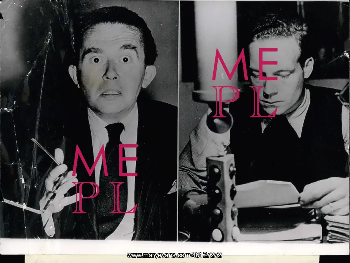 : Fritz Stobel, hypnotist and Elwenspoek, radio announcer : Fritz Stobel, hypnotist and Elwenspoek, radio announcer