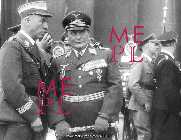 : Fritz Todt and Hermann Goering in Nuremberg, 1938 : Fritz Todt and Hermann Goering in Nuremberg, 1938