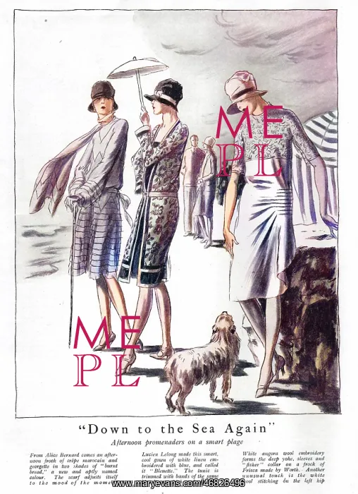 : Frocks for the seaside, 1927 : Frocks for the seaside, 1927