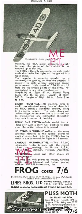 : Frog Flying Models : Frog Flying Models