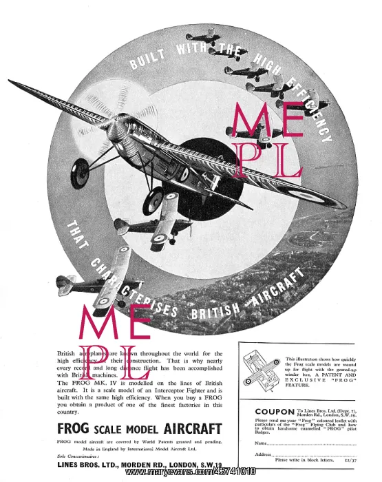 : Frog MKIV Scale Model Aircraft : Frog MKIV Scale Model Aircraft