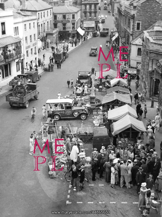 : FROME MARKET 1930S : FROME MARKET 1930S