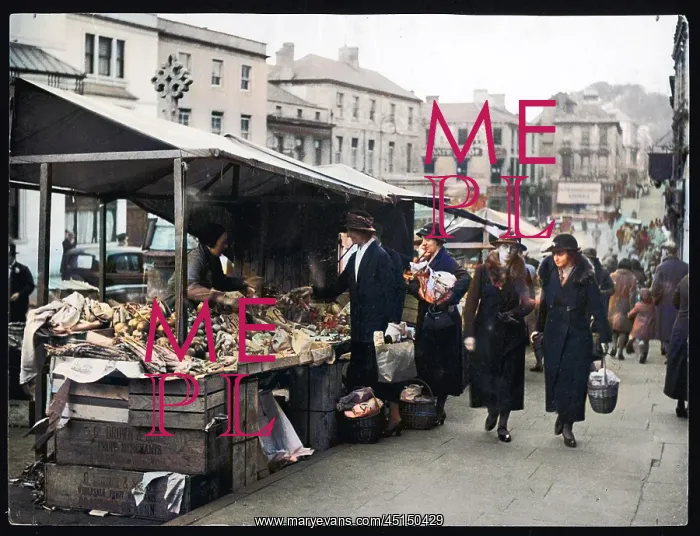 : FROME MARKET 1930S : FROME MARKET 1930S