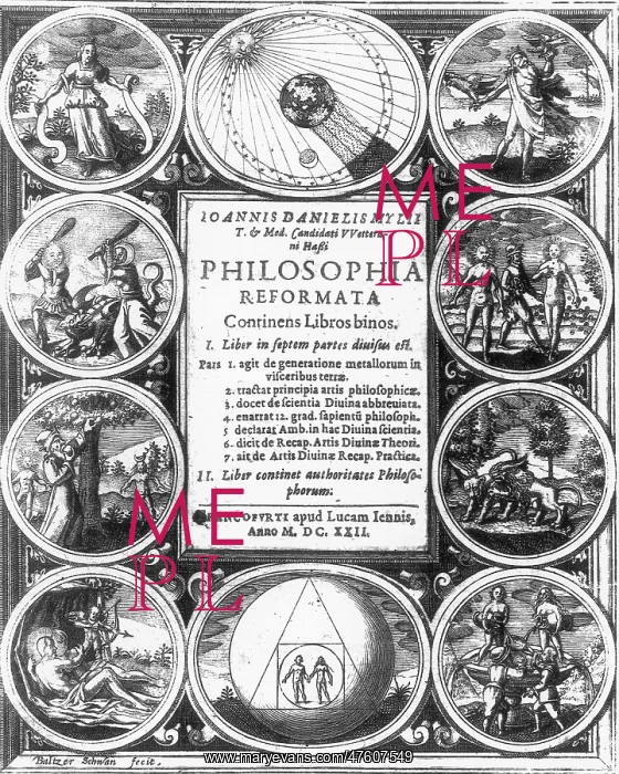 : Frontispiece of Alchemical Treatise : Frontispiece of Alchemical Treatise