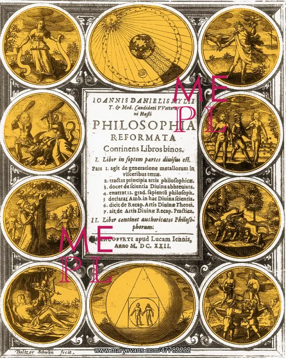 : Frontispiece of Alchemical Treatise : Frontispiece of Alchemical Treatise