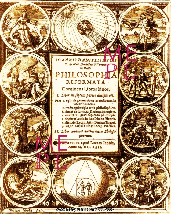 : Frontispiece of Alchemical Treatise : Frontispiece of Alchemical Treatise